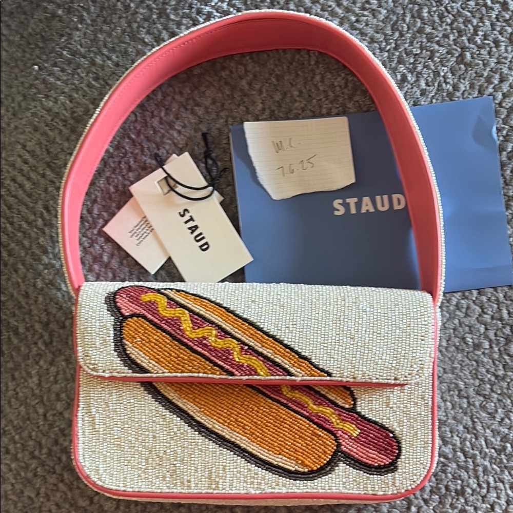 🌭STAUD Hotdog Tommy bag as new! 🌭
